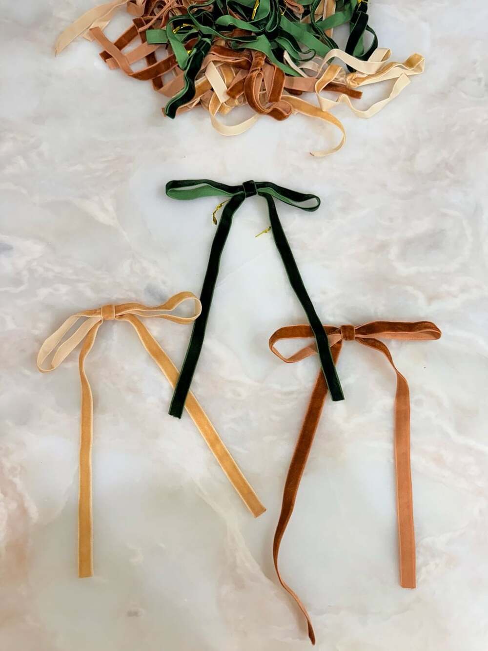 Velvet Ribbon Bows